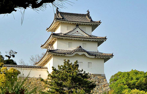 Akashi Castle, Akashi, Hyogo Prefecture, Japan.  - www.castlesandmanorhouses.com