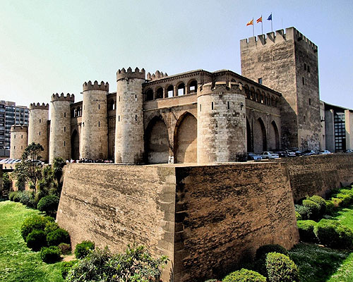 The Aljafería Palace, Zaragoza, Spain - www.castlesandmanorhouses.com