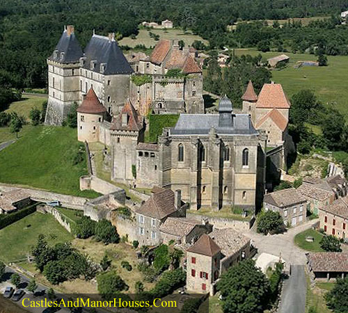 The Château de Biron, Biron, Dordogne, France - www.castlesandmanorhouses.com
