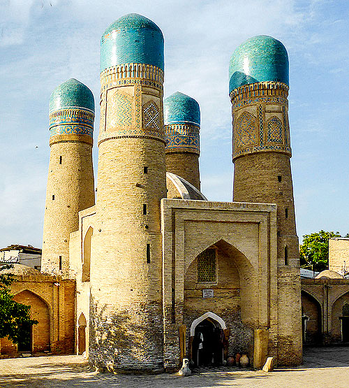 Chor Minor, Khodja Nurobobod St, Bukhara, Uzbekistan - www.castlesandmanorhouses.com