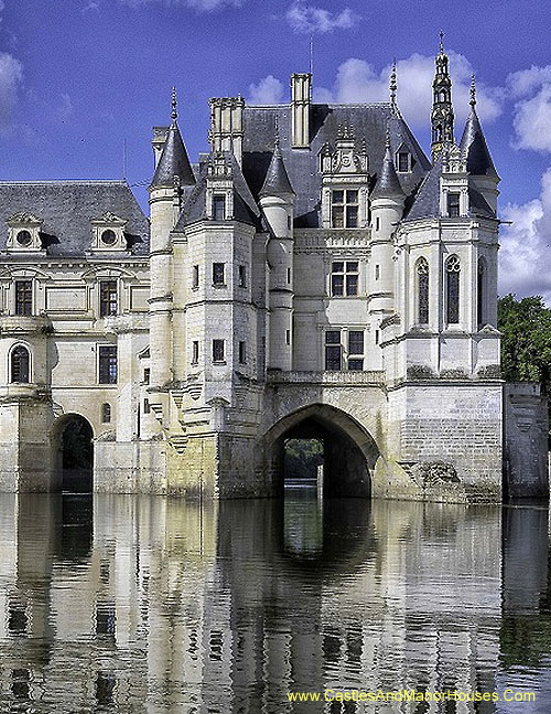 Château de Chenonceau, Chenonceaux, Indre-et-Loire, France - www.castlesandmanorhouses.com