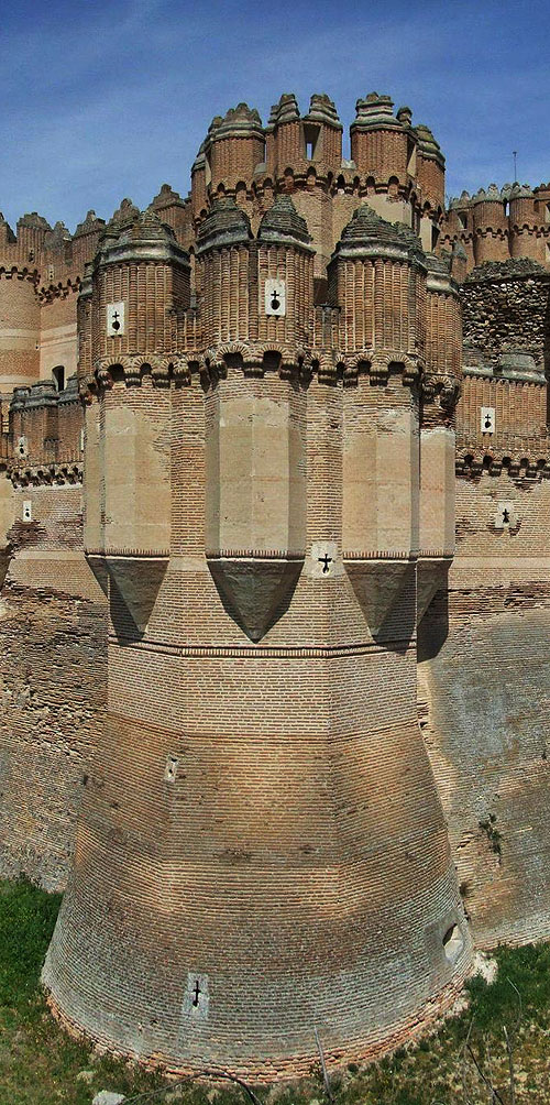 Coca Castle, Coca, Segovia, Castile-Leon, Spain - www.castlesandmanorhouses.com