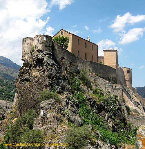 Citadelle de Corté, Corte en Haute-Corse, Corsica, France - www.castlesandmanorhouses.com