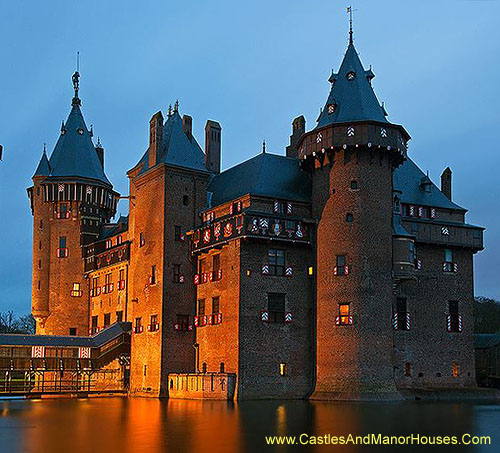 Kasteel de Haar (Castle De Haar), near Haarzuilens, Province of Utrecht, Netherlands - www.castlesandmanorhouses.com