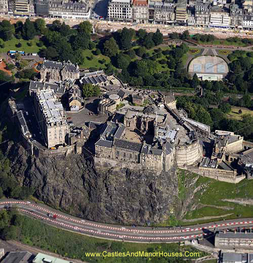 Edinburgh Castle, Castle Rock, Edinburgh, Scotland - www.castlesandmanorhouses.com