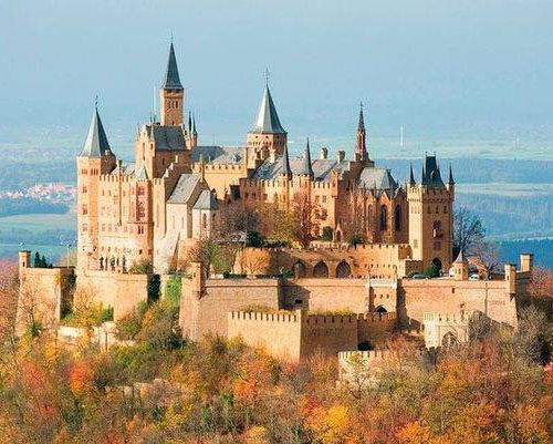 Hohenzollern Castle, c 50 kilometers south of Stuttgart, Germany - www.castlesandmanorhouses.com