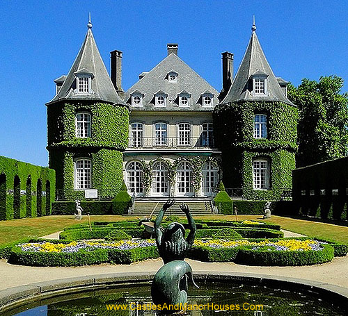 Château Solvay, also called the Château de La Hulpe, La Hulpe, Walloon Brabant, Belgium. - www.castlesandmanorhouses.com
