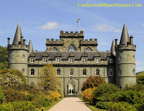 Inveraray Castle, near Inveraray, Argyll, western Scotland - www.castlesandmanorhouses.com