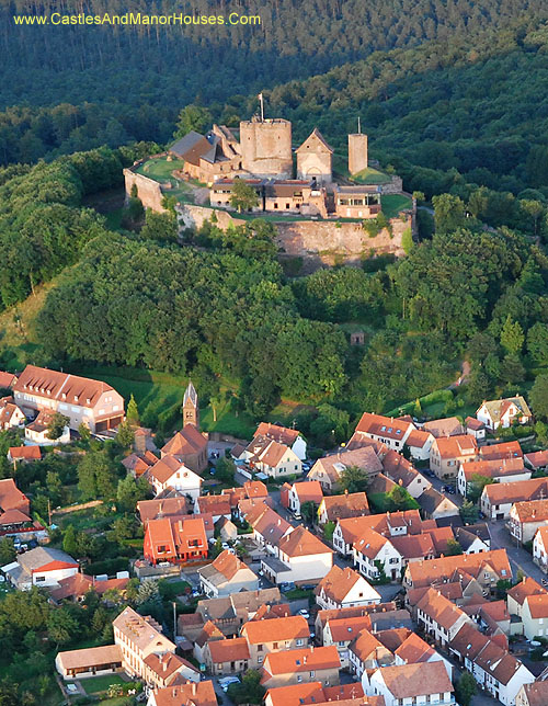 The Château de Lichtenberg, Lichtenberg, northern Vosges, Bas-Rhin department, Alsace, France. - www.castlesandmanorhouses.com