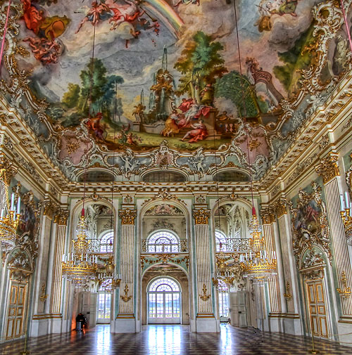 Schloss Nymphenburg 1, Festsaal, 80638 Munich, Germany - www.castlesandmanorhouses.com