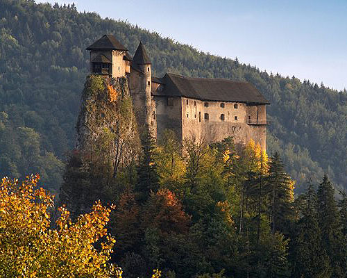 Oravský Hrad, located above the Orava river in the village of Oravský Podzámok, Slovakia. - www.castlesandmanorhouses.com