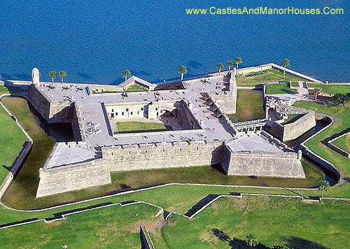 Castillo de San Marcos, St. Augustine, Florida, USA  - www.castlesandmanorhouses.com