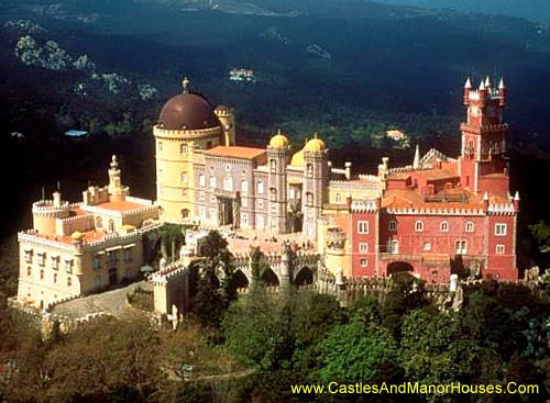 Pena Palace, Sintra, Portugal  - www.castlesandmanorhouses.com