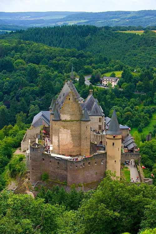 Vianden Castle, Vianden, Luxembourg - www.castlesandmanorhouses.com