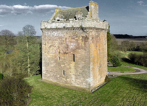 Inverquharity Castle, Angus, Scotland. - www.castlesandmanorhouses.com